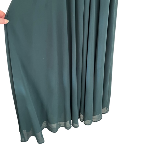 Lulu's Forest Green Sleeveless Maxi Dress Size XS - Picture 11 of 13